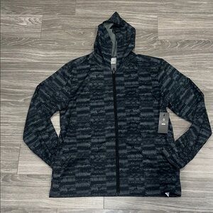 Black and Gray Patterned Hoodie Balance Collection
